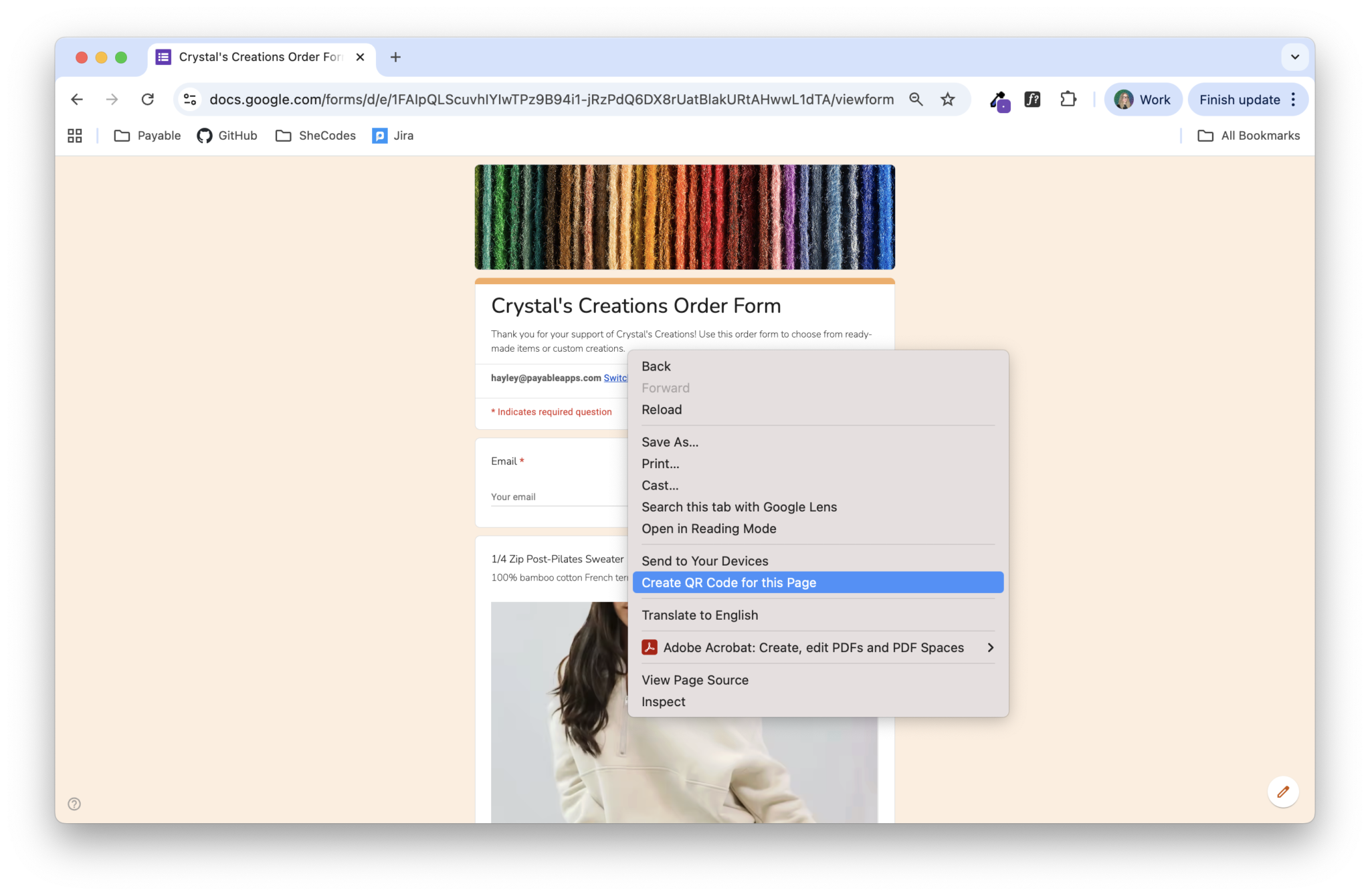 How to Create a QR Code for a Google Form - Payable Blog